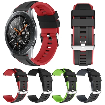 22mm Silicon Trupa Încheietura Curea pentru Samsung Galaxy Watch 46mm Bratara Benzi pentru Huawei GT 46/Huami Amazfit GTR/Stratos watchband