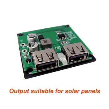 YAGOU 5V-20V la 5V 3A Max Dual USB Încărcător Regulator Pentru Panou cu Celule Solare Alimentare de Încărcare Module Fotovoltaice Accesoriu