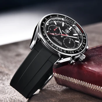 BENYAR Mens Ceasuri de Top de Brand de Lux Cuarț Ceas Pentru Bărbați Cronograf Automatic Sport rezistent la apa Militare Luminos Ceas 2022