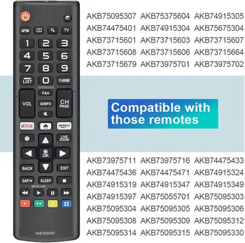 Universal TV Wireless AKB75095307 Control de la Distanță pentru LG Smart TV AKB75095303 55LJ550M 32LJ550B 32LJ550M-UB