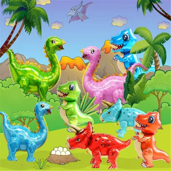 1 buc Dinozaur Uriaș Balon de Folie Băieți Baloane de Animale pentru Copii Dinozaur Petrecere de Ziua de nastere Decoratiuni Baloane cu Heliu Jucarii Copii