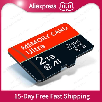 2TB Micro Card de 2Tb Sd-kaart 2Tb Memori Card de 2Tb Flash Geheugenkaart 2Tb Tf Card 2tb Geheugenkaart 2Tb Memori Card de 2Tb
