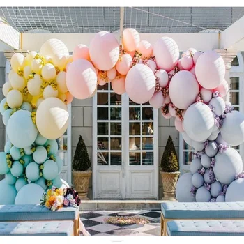 100buc/set Multicolor Pastelate Bomboane, Baloane Nunta, Baloane Rotunde Macaron Balon Arc Decor Petrecere de Ziua Decor