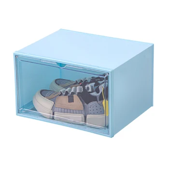 Pliabil Pantofi Transparente Cutie Plastic Depozitare Pantofi Organizatorii Sertar Caz Raft Pot Fi Stivuite Pantofi Cabinet De Afișare Cutii De Pantofi