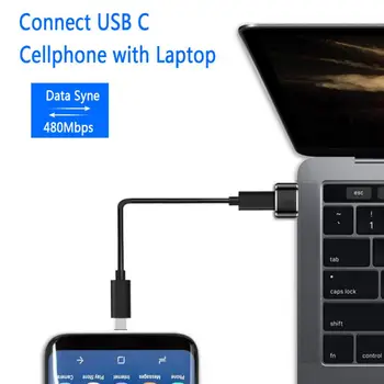 USB De Tip C Convertor Adaptor USB 2.0 Adaptor pentru Calculator Portabil Adaptor Telefon Mobil Telefon Convertoare de Sprijin Dropshipp