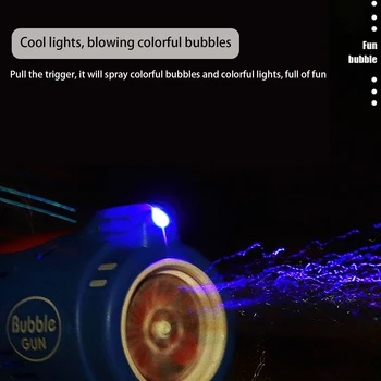 Masina De Bule Pentru Copii Actualizat Bubble Shooter Poros Bule Filtru Suflanta De Copii Mici În Aer Liber Activitate Cadou De Ziua Bubble Toys