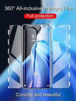 Corp plin Fluture Ecran Protector Pentru Samsung Galaxy S22 S21 S20 S10 Nota 20 10 Ultra Plus 5G Moale Hidrogel Film de Protecție