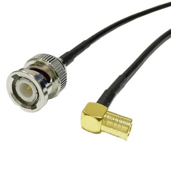 Noi BNC Male Plug Switch SMB Feminin Jack Conector Unghi Drept RG174 Cablu Gros de 20CM 8