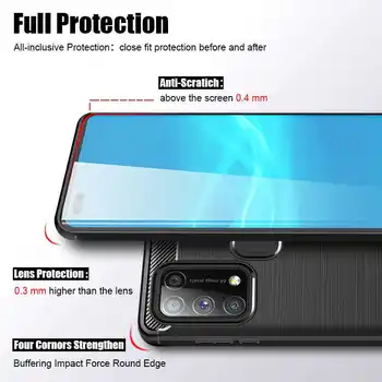 Mokoemi Caz Moale Rezistent La Socuri Pentru Samsung Galaxy M31 M21 Telefon Acoperi Caz