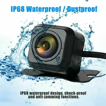 Universal Auto retrovizoare cu Camera HD cu Night Vision Rezervă de Parcare Inversă aparat Foto rezistent la apa IP68 170 Unghi Larg Color HD Image