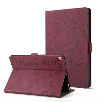 Sanrio Hello Kitty Apple ipad 9.7 Caz de Protecție Air2 All-inclusive Shell Mini 4 5 Seturi Air10.5 Cortex Anti-picătură Capac Moale