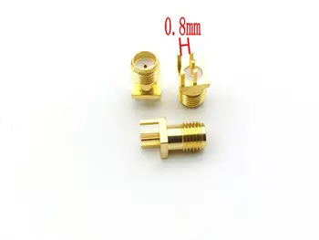 5pcs SMA female jack lipire PCB clip 0.8 mm, 1.0 mm, 1.2 mm, 1.6 mm ge muntele RF conector adaptor
