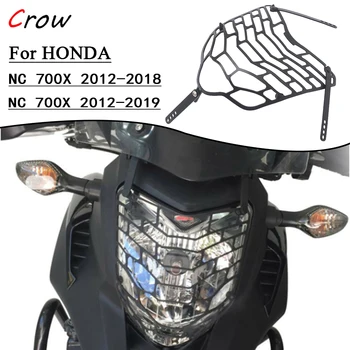 Negru/Argintiu Motocicleta Faruri Garda Capac Protector Pentru HONDA NC 750X NC700X NC750X NC 700X 2012-2018 2017 2016 13