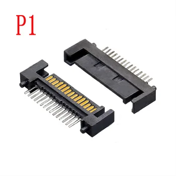 20BUC SATA Unghi Drept Patch-uri de Tip 15 Pin 15P Masculin Adaptor Conector Pentru Hard Disk HDD