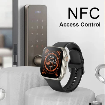 2022 cel mai Nou Ceas Inteligent Ultra 8 Bărbați Femei Smartwatch Bluetooth NFC Apeluri de Măsurare a Temperaturii de Încărcare Wireless Pentru Telefon