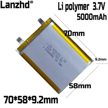 1-10buc 4.35 V 5000mAh 925870 Litiu-Polimer 3.7 v LiPo Baterie Pentru tableta, GPS, PSP, DVD PAD Tahograf Difuzor Proiector