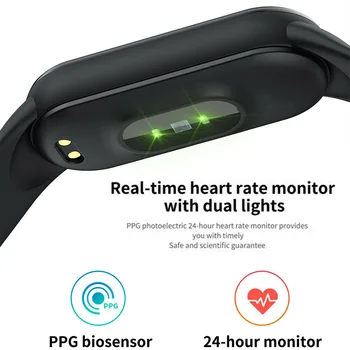M5 ceas inteligent bărbați femei tensiunii arteriale monitorizarea ritmului cardiac trupa de fitness impermeabil sporturi brățării Inteligente Pentru Xiaomi PK M6 M7