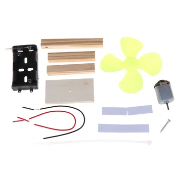 DIY Ventilator Electric Model de Kit de Copii Experiment de Jucării, Școală, Grădiniță Proiect Creativ Asamblate Educația STEM