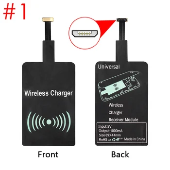 Universal de Încărcare Wireless QI Încărcător Modul Receptor Pad pentru Micro-USB Telefon Mobil de Încărcare Rapidă Wireless Adaptor Receptor
