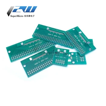 Dublu Partea de 0,5 mm 1 mm 6 8 10 12 20 40 50 60 Pin la BAIE 2.54 mm FPC/FFC SMT Adaptor Socket Placa PCB Board Conector DIY KIT