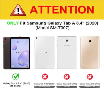 Caz Pentru Samsung Galaxy Tab s 8.4 2020 SM-T307 T307 SM-T307U T307U Armura Copii de Siguranță 3 In 1 Cauciuc Greu Tablet PC Caz Acoperire #R