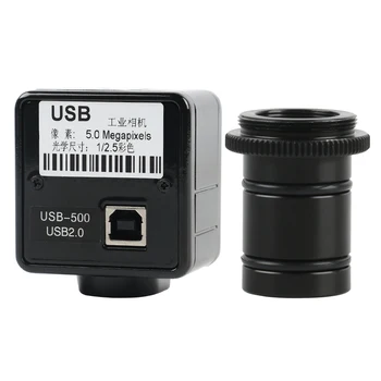 5MP 2MP USB Microscop Digital aparat de Fotografiat Electronice Lupa Video 23.2 mm Adaptor pentru Ocular Biologic Trinocular Microscopio