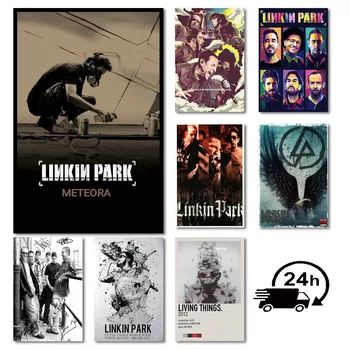 Linkin Park Poster Superior Postere Trupa De Rock Americană De Perete De Arta Canvas Arta Poster Pentru Familie Modernă Dormitor Decor Acasă