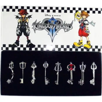 Kingdom Hearts Armă Breloc Jucarii pentru Copii Cadouri de Craciun Cadouri de Ziua de nastere Săbii Jucării pentru Băiat Anime Arme de Oțel Breloc