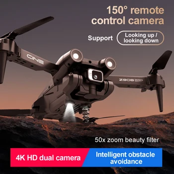 Noi Z908 Profesionale Drona 4K HD Camera Dublă Drone 2.4 G WIFi Evitarea Obstacol Quadcopter Jucărie