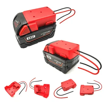 12AWG DIY Baterie Adaptor de Alimentare Baterie Convertor Pentru Milwaukee M18 Li-Ion Pentru DIY 2-sârmă de Evacuare