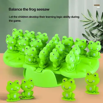 Broasca Echilibru Matematica Joc Frog Echilibru Cool Math Joc Distractiv de Învățământ pentru Copii Cadou Si STEM de Jucărie Pentru Copii Vârstele de 3 Și Până
