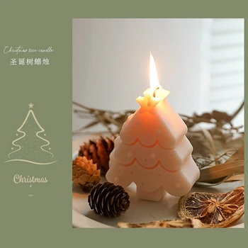 Pomul de crăciun Lumânare Parfumată Cameră Decor Ins Stil Scuti Oboseală Crește Atmosferă pentru Cadou de Crăciun Lumânări en-Gros