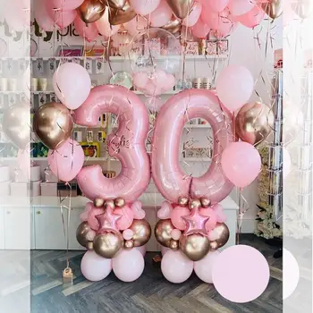 1set la mulți ani Baloane Macaron Baloane din Latex 1 Prima Petrecere Copil de Dus Decor Consumabile Copii Globos