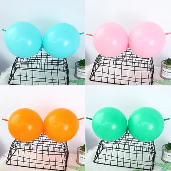 50pcs/lot 6 inch Link-ul de baloane Petrecere de Nunta Decoratiuni coada ballon Home & Garden /Eveniment si Consumabile Partid /Căsătorie cameră decor