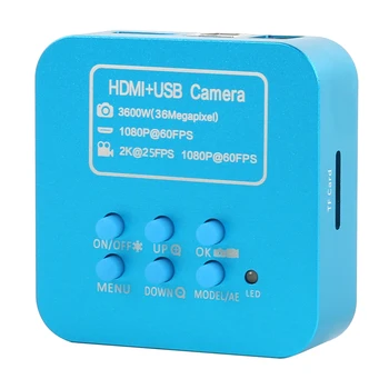 36MP 2K 1080P 60FPS HDMI USB Electronice Video Camera Microscop 100X 130X 200X 500X Zoom Lentilă C-Mount Pentru Detectarea Placii de baza