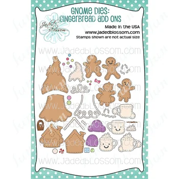 Gnome turtă dulce Fata Moare de Tăiere Timbre și Stratificare Șabloane Seturi Embossing Hartie Card Album Meserii Scrapbooking Decor