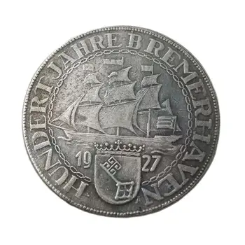 1927 Germania Monede Comemorative De Colectare Hundert Jahre Bremerhaven Decor Acasă Artizanat Suvenir Desktop Ornament Cadou