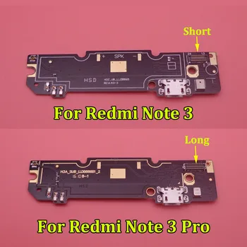 Pentru Xiaomi Redmi Note 3 Note3 Pro Microfon Modul + USB Port de Încărcare Bord Flex Cablu Conector soclu Piese
