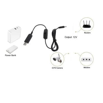 USB 5v la 12v Pas Volt Regulator de Putere cu Tensiunea de Linie Convertor Cablu Adaptor pentru Router