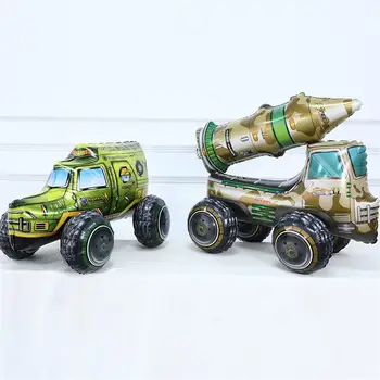 1 buc Mare 4D Excavator Camion Cisternă Rachete Masina Baloane Băieți Asambla Folie Auto Mingea Petrecerea de Ziua Decor Livrările de jucărie pentru Copii