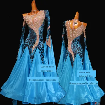 Personalizat Concurs De Dans Rochie Standard De Bal Rochie Standard, Rochie Dans Luminos Costume De Bal Rochie Vals