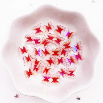 8*10mm Mini 3D Colorate Roata Fluturi Nail Art Stras Foaie Acrilic Aplici Album Manichiura DIY Accesorii Craft