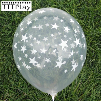 10buc/lot de 12 țoli Romantic Stele Clar Latex Baloane Gonflabile Transparent Baloane Nunta Decor Petrecere de Ziua Consumabile