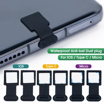 Universal Anti-a pierdut Praf Încărcător Port Bloc Dop Dop de Praf Interfață de Încărcare Capac Pentru Apple IOS iPhone Tip C Android