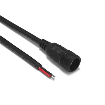 Benzi cu LED-uri Impermeabil Cablu de Alimentare 12V DC Feminin 5.5 mm 2.1 mm Conector Jack Cablu 40cm, 60cm Coadă Sârmă de Cupru Pentru Acumulator