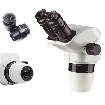 6.7 X-45X Simul-Focal Zoom Binocular Microscop Stereo Capul Telefon Consiliului de Reparații cu Ocular 10X
