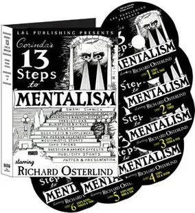 Richard Osterlind-13 Pași Pentru a Mentalism 6set ,trucuri de Magie