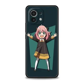 Spion X Familiei Anya Falsificator Anime Telefon Caz Pentru Xiaomi 12 10T Lite 10 11 Ultra 11T 9T Mi Poco M4 M3 X4 X3 Pro F4 F3 GT 5G Acoperi