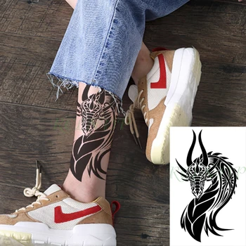 Impermeabil Tatuaj Temporar Autocolant Șarpe de Moda Model de Tatuaj Fals Flash Tatuaj Braț Picior de Arta Corp pentru Femei, Bărbați