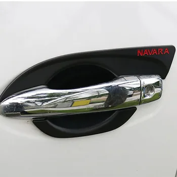 Usa Usi de Protectie a Introduce Mâner Capac Castron de Preluare Portbagaj Piese Auto ABS Negru Mat Masina de Acces Pentru Navara NP300 Decor Kituri